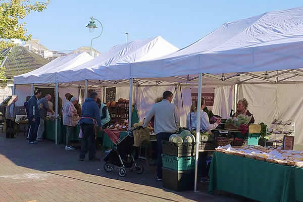 The Kingsbridge Farmers Market is held in the Square, The Quay in Kingsbridge